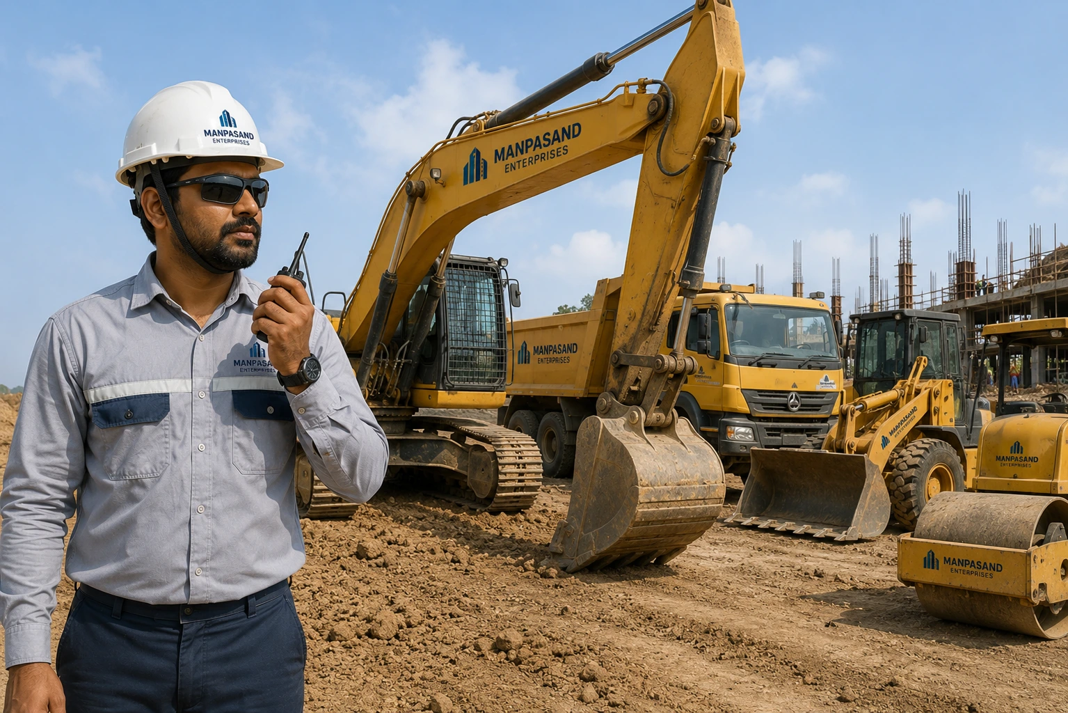Heavy Equipment and Machinery Supply service by Manpasand Enterprises